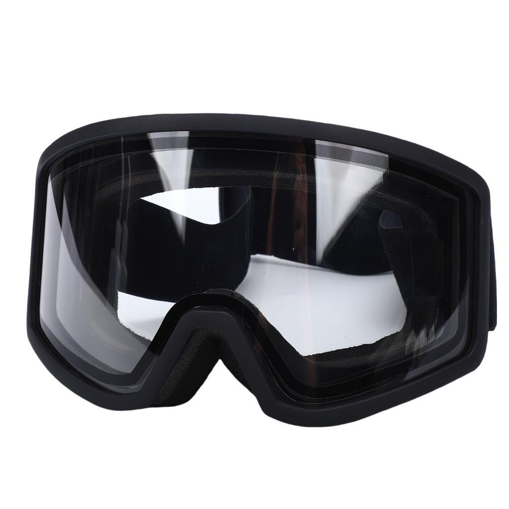 Ski Goggles 2 Layer Anti Fog Sun Proof Over Glasses Snow Goggles for Outdoor Sports Snowboard Transparent