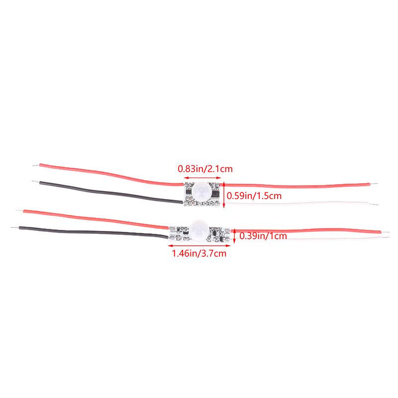 1 Stück PIR Infrarot Bewegungsmelder Schalter 5V-24V PIR Bewegungssensor DC Bewegungsmelder Timer Automatisch Ein Aus Für LED Streifen