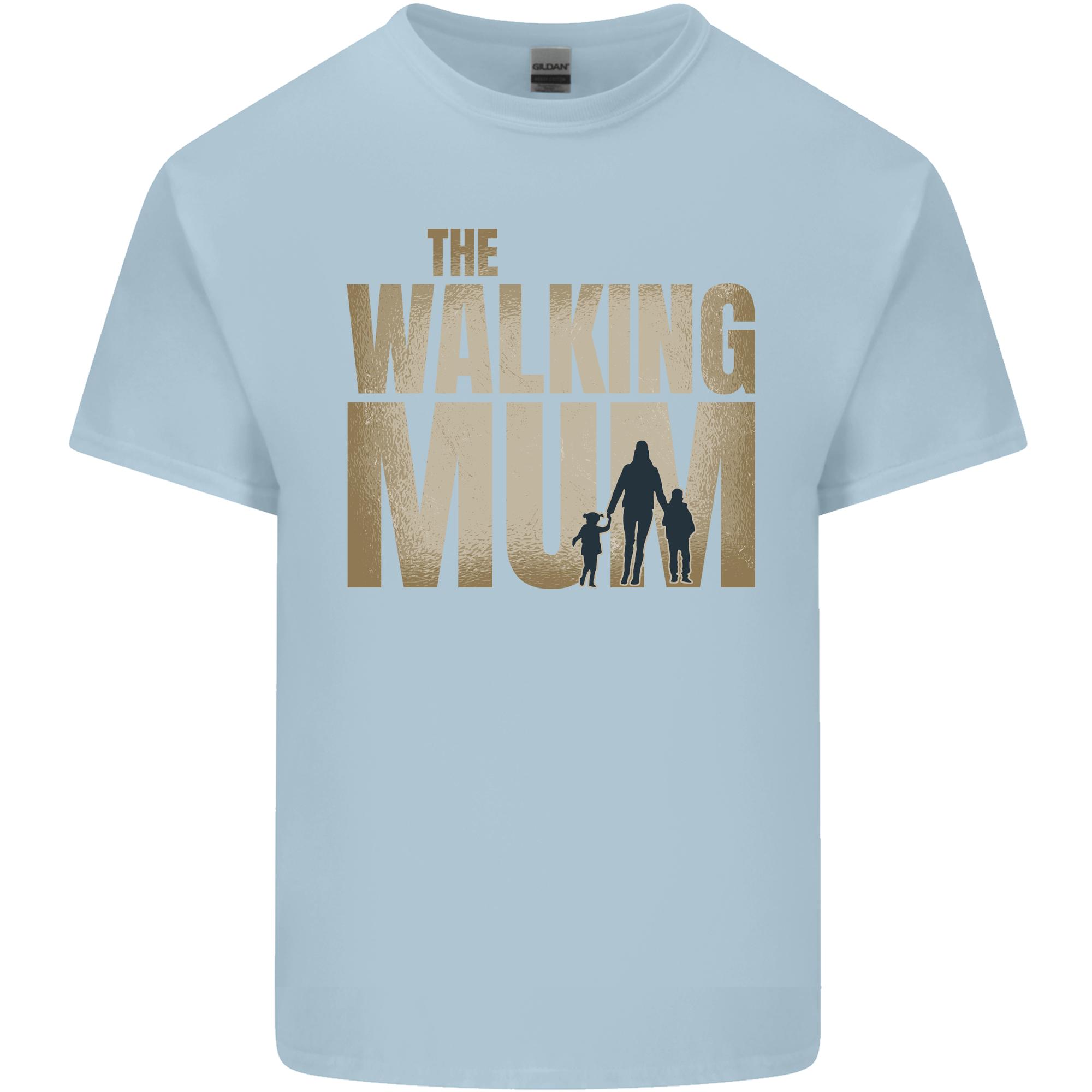 The Walking Mum Funny Mothers Day Mummy Unisexs Light Cotton TShirt S