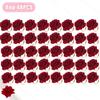 2025 New Valentine's Day Napkin Rings Rose Metal Napkin Rings Faux Flower Napkin Rings Wedding Banquet Birthday Decoration