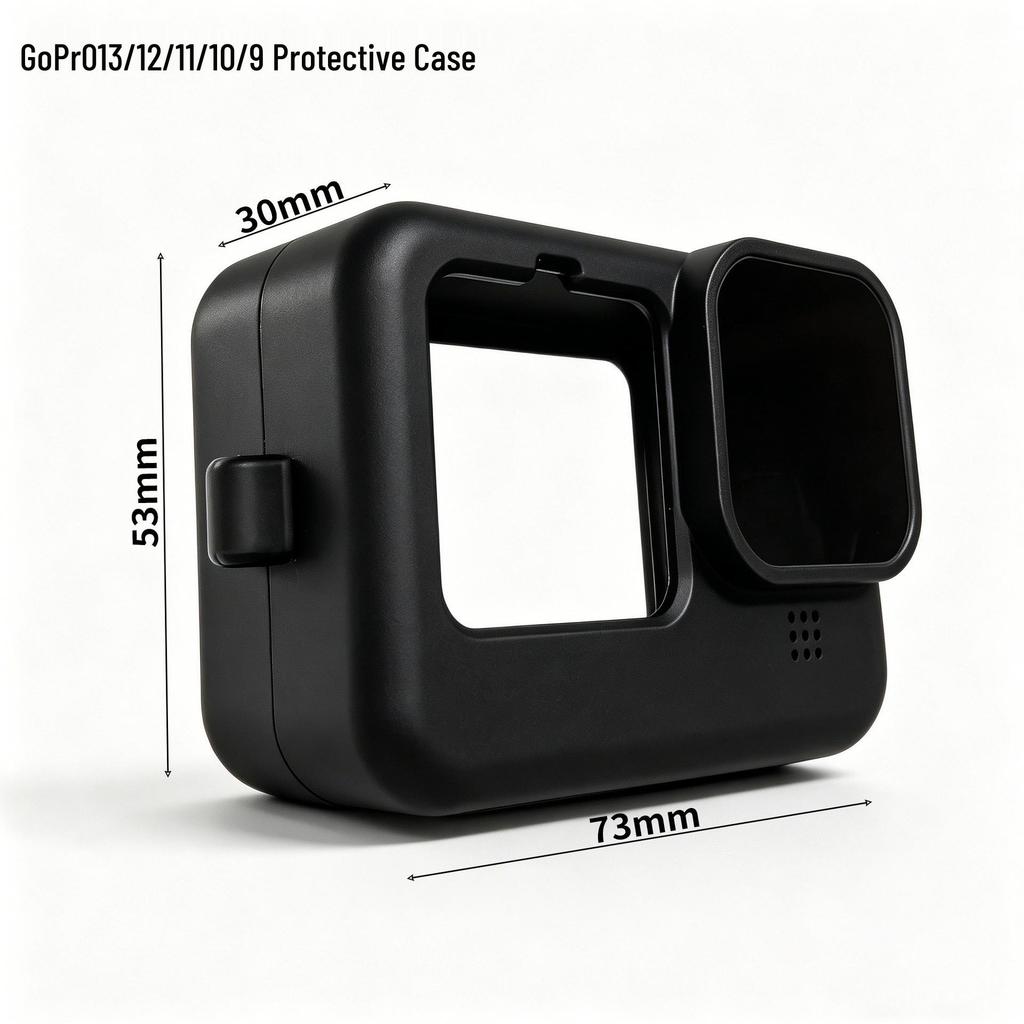 Durable Silicone Protective Case for GoPro 9/10/11/12 - Wear & Drop Resistant