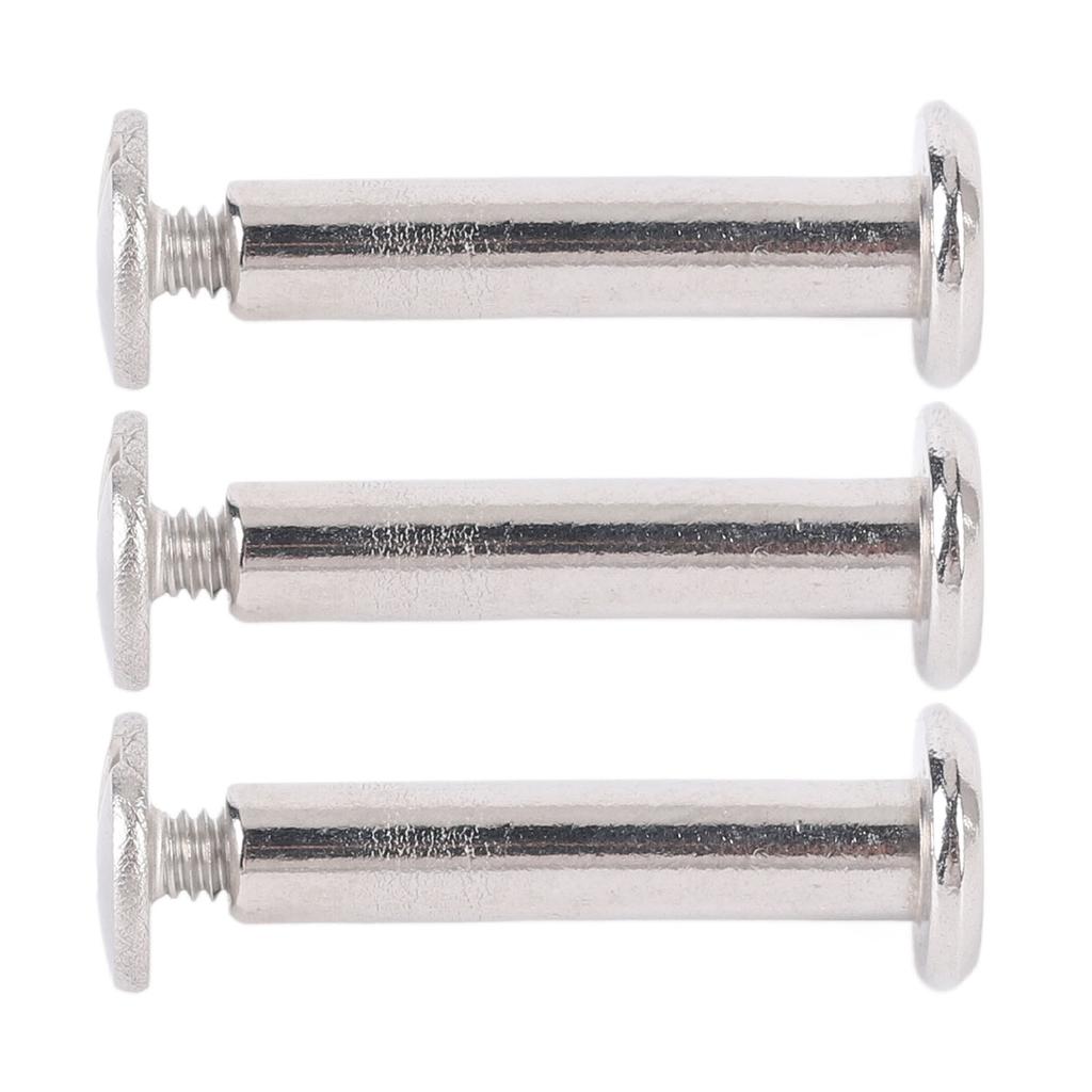 100 Sets Rivets M2 Stainless Steel Multifunctional Hex Nut Flat Round Head Screw Rivets for Fence