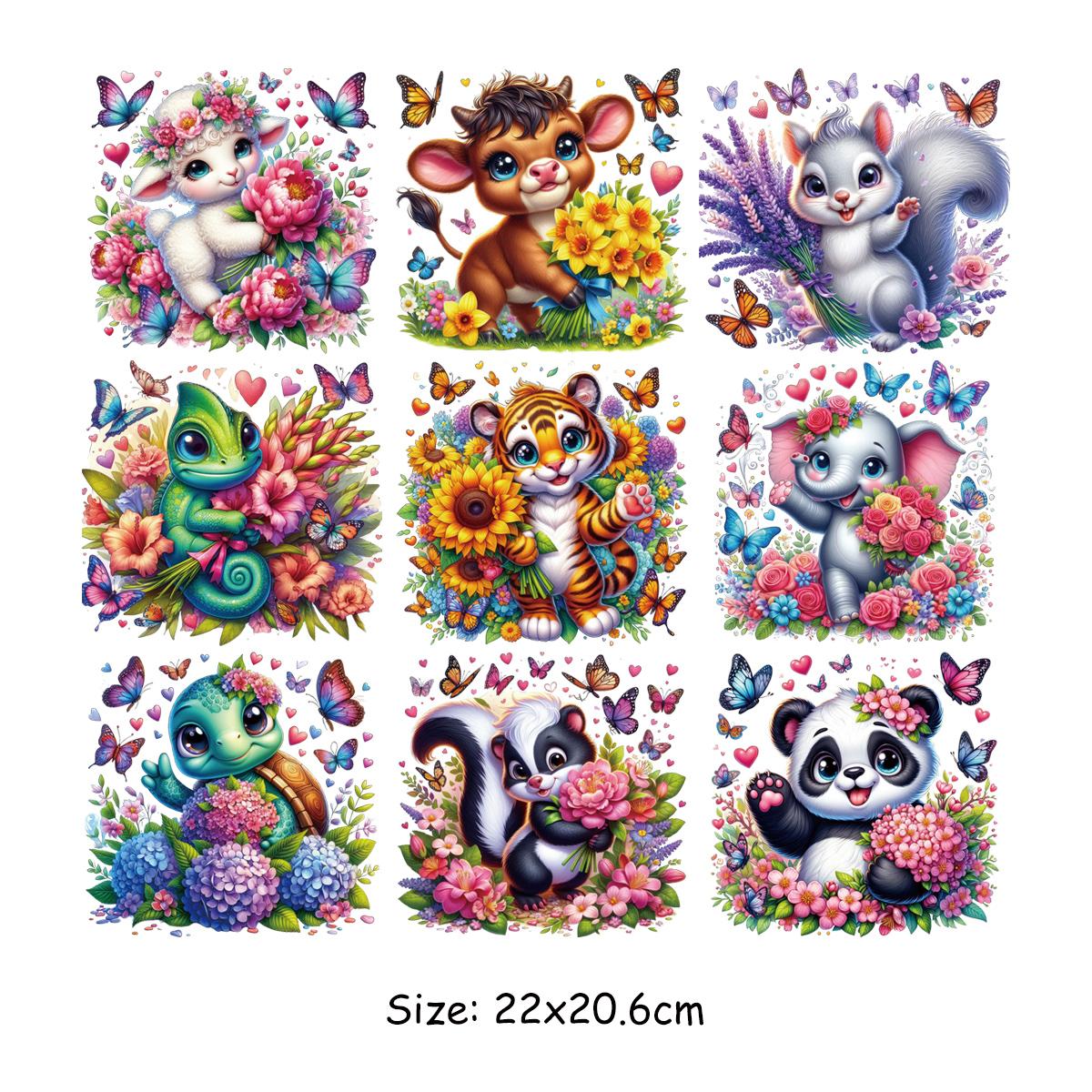 

Животное Пользовательские Нашивки Бабочка Цветок Винил Футболка Одежда Наклейки DIY Толстовки Аппликации Термопресс Парчи Ropa Iron On Patch