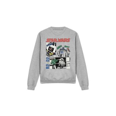 STAR WARS Unisex Adult Beep Boop R2-D2 Sweatshirt