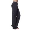 Cargo-Hose Damenhose Stark elastisch Weiter Bein Hosen Damen Weiche Jogginghosen Sport Kordelzug Gerade Schweißhosen