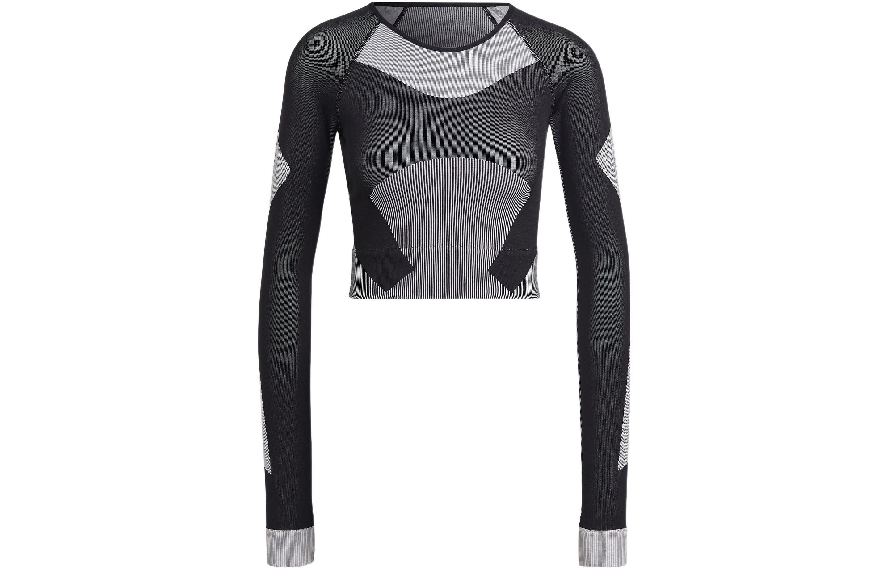 Adidas X Stella McCartney Crop Tops Women s Gray Crew Neck Moderate HN2883 XL