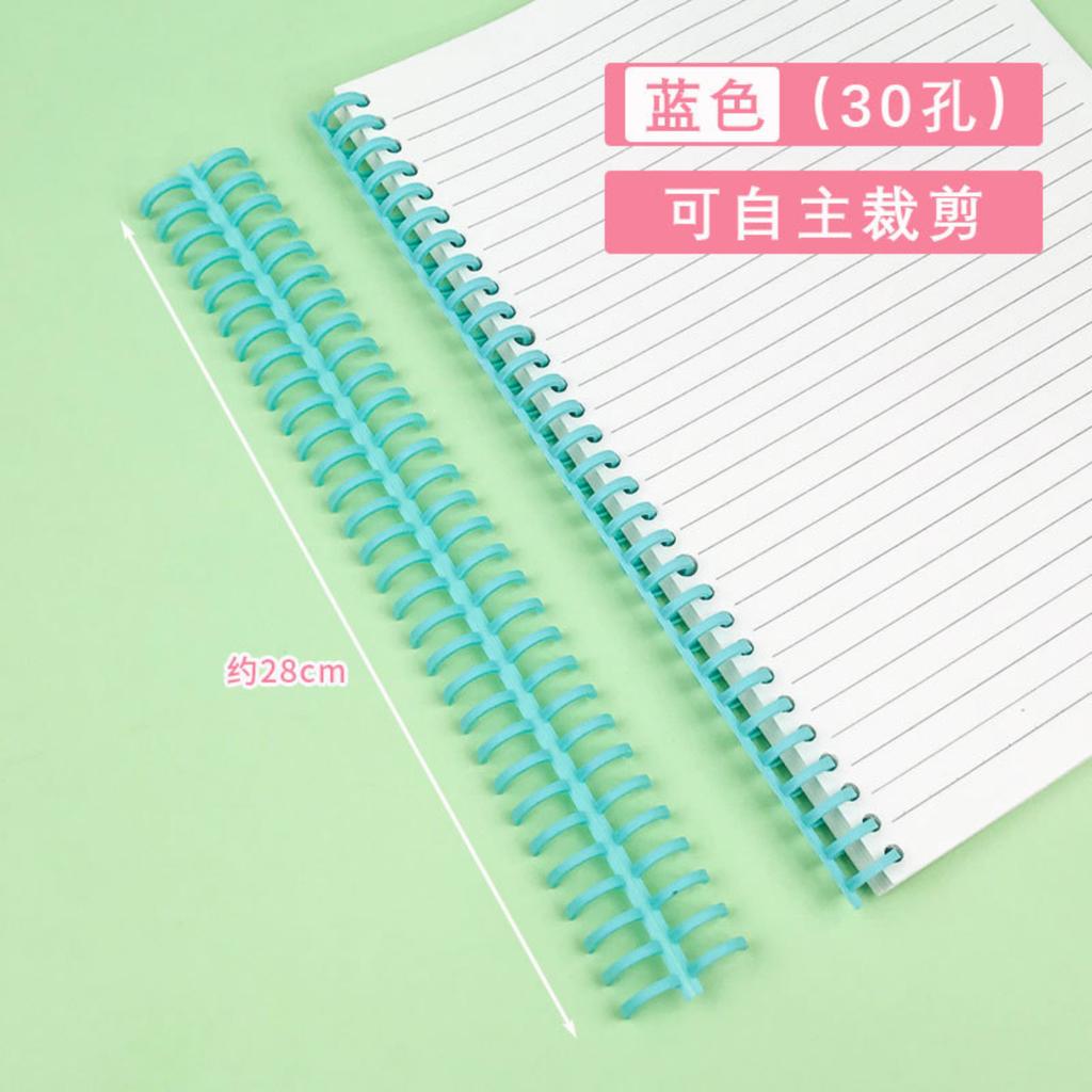 12mm Binding Coil Rings 2pc Spiral Wire Binding Refill for 30 Hole Notebooks and Planners Suitable for Custom Cutting and Replacement