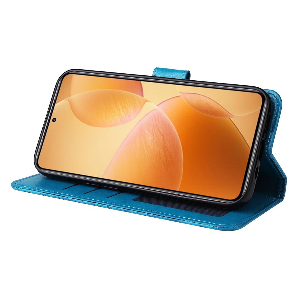 Etui dla Xiaomi 14T Pro Skórzane Etui Portfel z Nadrukiem Słonecznika