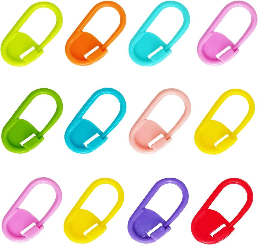 50/100Pcs Colorful Plastic Safety Pins Knitting Markers Crochet Stitch Clips For Diy Knitting Sewing Craft Clothing Accessorie
