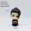 Jujutsu Kaisen Figures: Satoru Gojo, Suguru Geto, Toji Fushiguro Big Head Sitting Pose for Car Dashboard/Desktop Ornament