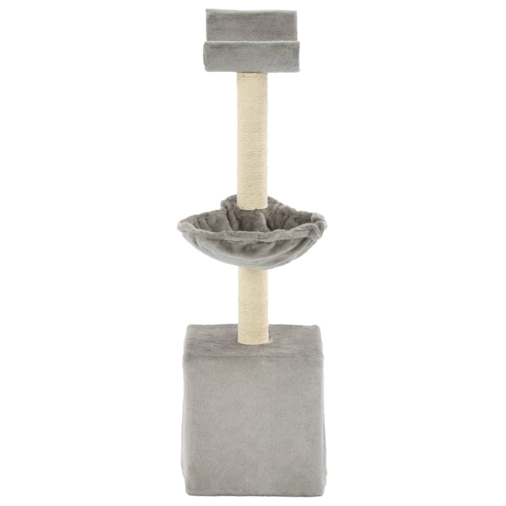 Cat Scratching Post with Sisal Scratching Posts 105 cm Gray