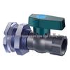 PVC Rain Gutter Diverter with 3/4" Barrel Valve & Connector Adapter