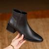 Fashion Women Ankle Boots Thick Heels Short Boot Fashion Winter Shoes Women Ins Autumn Daily Office Lady Footwear Size 35-40