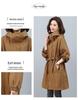 Plus Size Mid-Length Trench Coat for Women - 2024 Autumn Fashion, Loose-Fit & Slimming Design