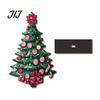 Double Sided Printed Decorations 2D Wooden Christmas Tabletop Ornaments, Xmas Tree Santa Lightweight Trees Snowman Sign with Stand, Holiday