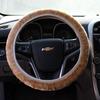 Soft Plush Car Steering Wheel Cover Universal  35-40cm Winter Warm Auto Steering Cover Soft Plush For Car Interior Accessories