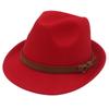 Wool Top Hat British Felt Hat Gentleman'S Small Brim Simple Classic Jazz Hat Panama Hat