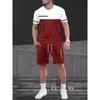 Neue Mode 3D Lustiger Druck Herren Anzug Übergroß Kurzarm Shorts Zweiteiler Herren Sportbekleidung Sommer Freizeit Reise Anzug