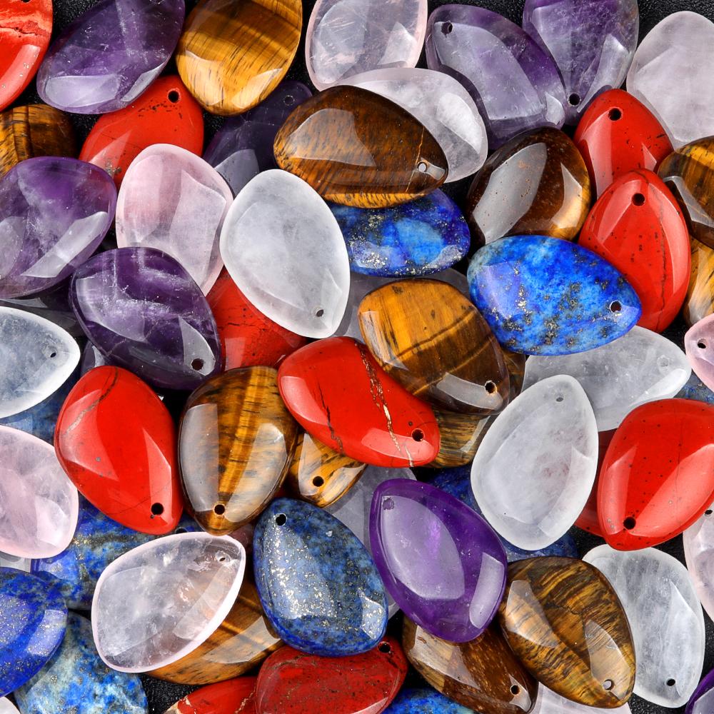 Irregular Pendant Natural Stone Turquoise/Lapis Lazuli Necklace Pendant For Jewelry Making DIY Beacelet Earrings Accessory