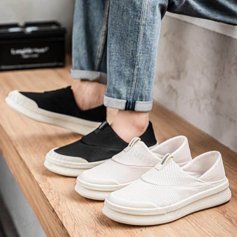 Herren Nischen-Modedesign Vielseitige Low-Top Flache Schuhe 2025 Herbst Prägnant Mesh Atmungsaktiv Bequem Slipper Lässige Sneaker