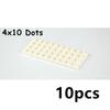 DIY Creative Building Blocks Set 4x10 Dots Thin Bricks Compatible with 3030 Classic Parts Educational Bulk Bricks for Kids