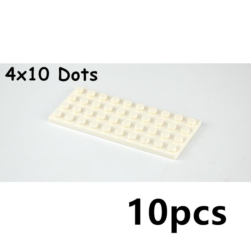 DIY Creative Building Blocks Set 4x10 Dots Thin Bricks Compatible with 3030 Classic Parts Educational Bulk Bricks for Kids