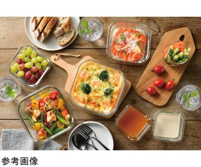 Wahei Freiz Microwave and Oven Safe Glass 300ml X 510ml X and 800ml X Resh Heat-Resistant Containers, 2, 2, 2, ME-7400