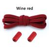 1 Pair Elastic Shoelaces Without Ties Flat Shoe Laces Round Metal Capsules Lock Rubber Band Lazy Shoes Lace For Sneakers