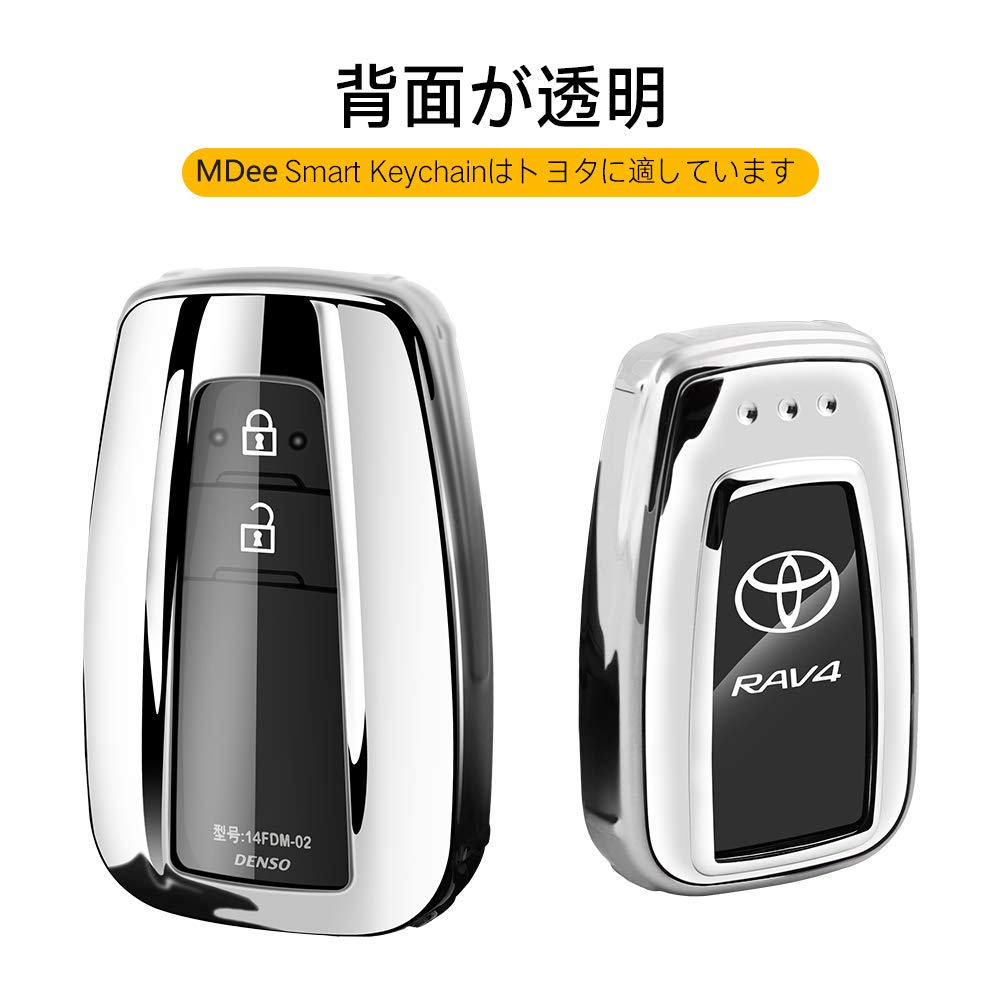 Smart Key Case, Keyless Entry, Made of Premium TPU Material, Shock Resistant, Scratch Resistant, Waterproof, Fashionable Smart Key Holder, Blue