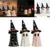 Scary Ghosty Statues Figurines with LED Lights for Front Porch Yard Garden Ghosty Halloween Decor Halloween Decorations