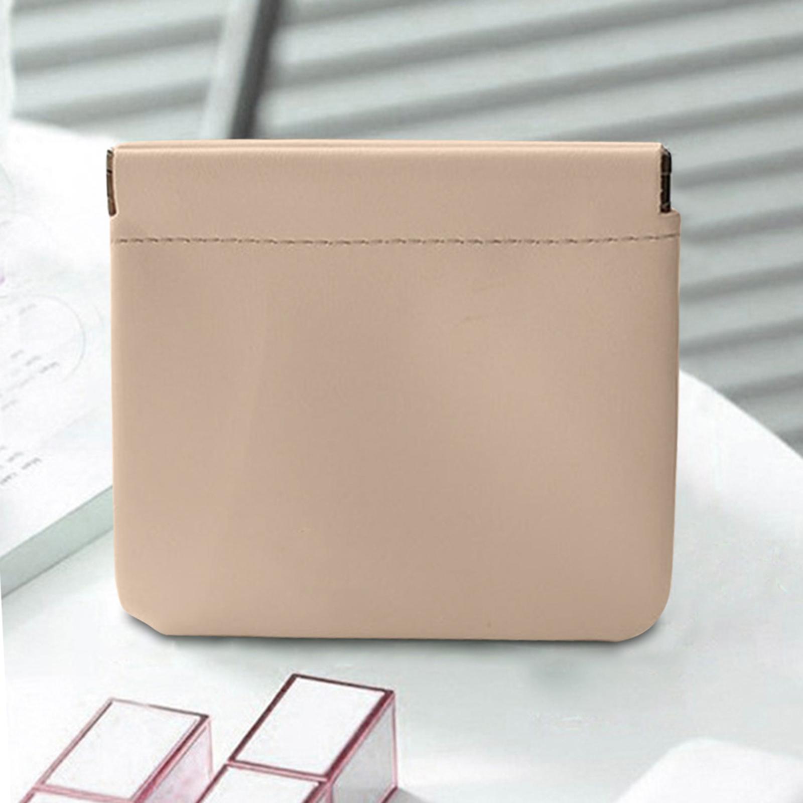 4Pcs Pocket Cosmetic Bag Waterproof Storage Bag Personalized Snap Closure Organizer Pouch for Cosmetic Accessories