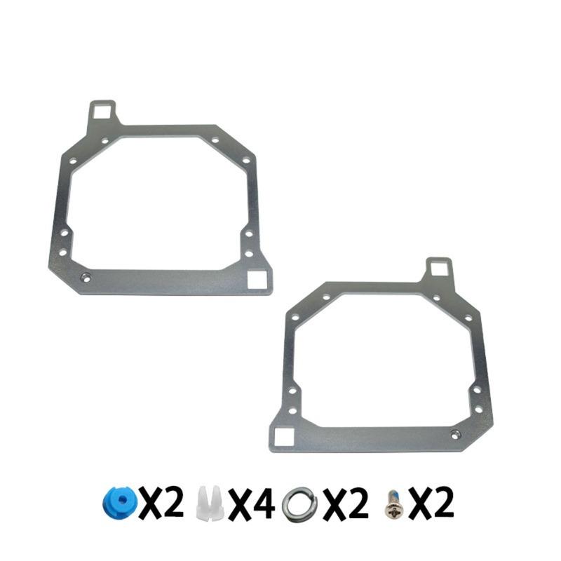 Car Headlight Modification Lens Bracket Compatible with Mitsubishi Pajero V93 V97 2007- Car Accessories Auto Parts