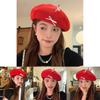 New Year Red Bow Tie Beret For Women For Summer Outdoor Style