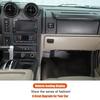 Carbon Fiber ABS Glove Box Switch Cover Trim For Hummer H2 2003-2007