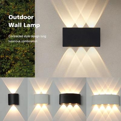 LED nástěnné svítidlo Vodotěsné IP66 Vnitřní Venkovní Svítidlo Zahradní Světla pro Obývací Pokoj Chodbu Ložnici Dekor