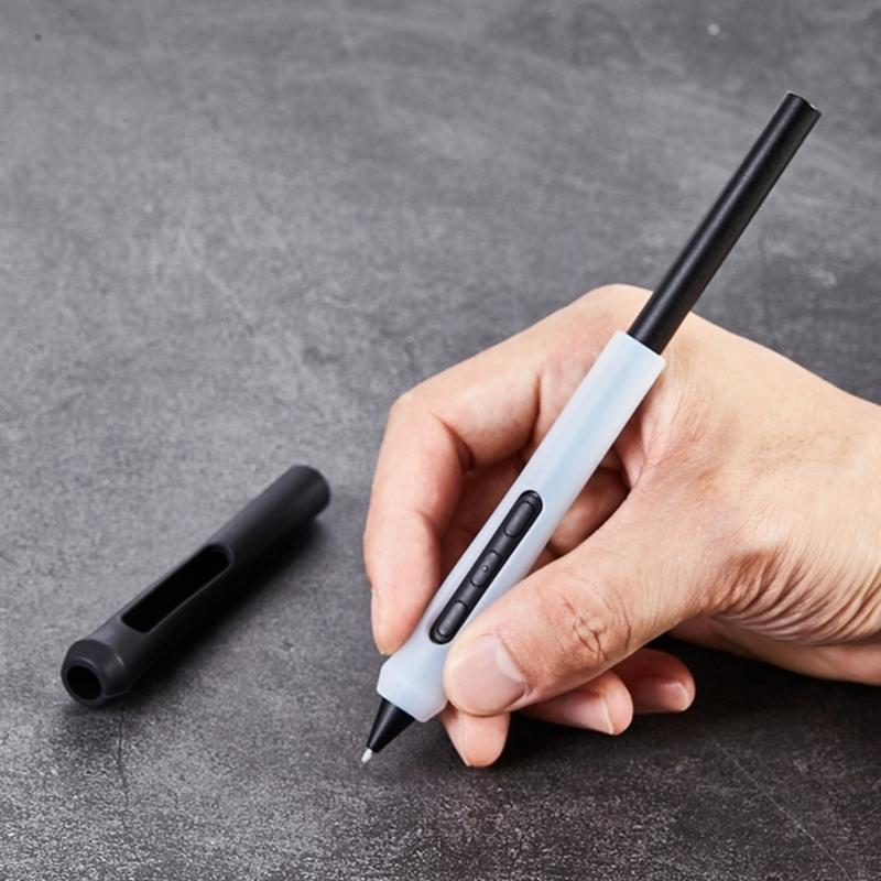2PCS Silicone Pen Sleeves Shock Absorbent Protective Case for PTK470 PTK670 PTK870 DTH135 DTH172 DHT227 Pen Secure Grip