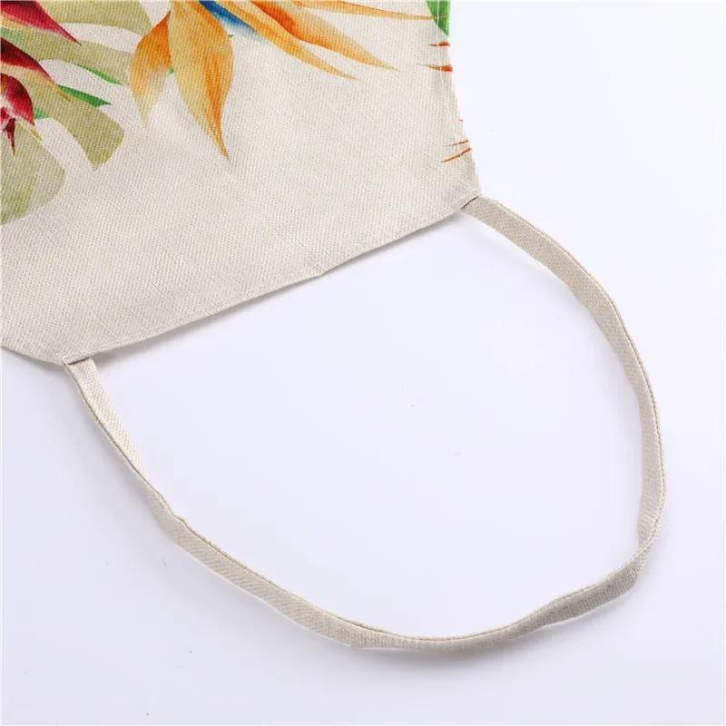 1Pcs Kitchen Apron Cartoon Unicorn Music Printed Cotton Linen Aprons for Women Men Cooking Accessories Delantal Cocina Mujer