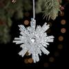 3D Christmas Tree Pendant Glitter Xmas Tree Pendant Snowflake Hanging Pendant  Holiday Season