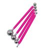 4 Pcs Point Drill Creasing Pen Embossing Pattern Diy Spiral Double Head Clay Sculpting Tools With Ball Styluses