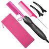 Heat Pressing Combs Portable Ceramic Curling Iron Hot Comb Hair Straightener for Hair Beard Wigs Wet and Dry Hair Styling Tools