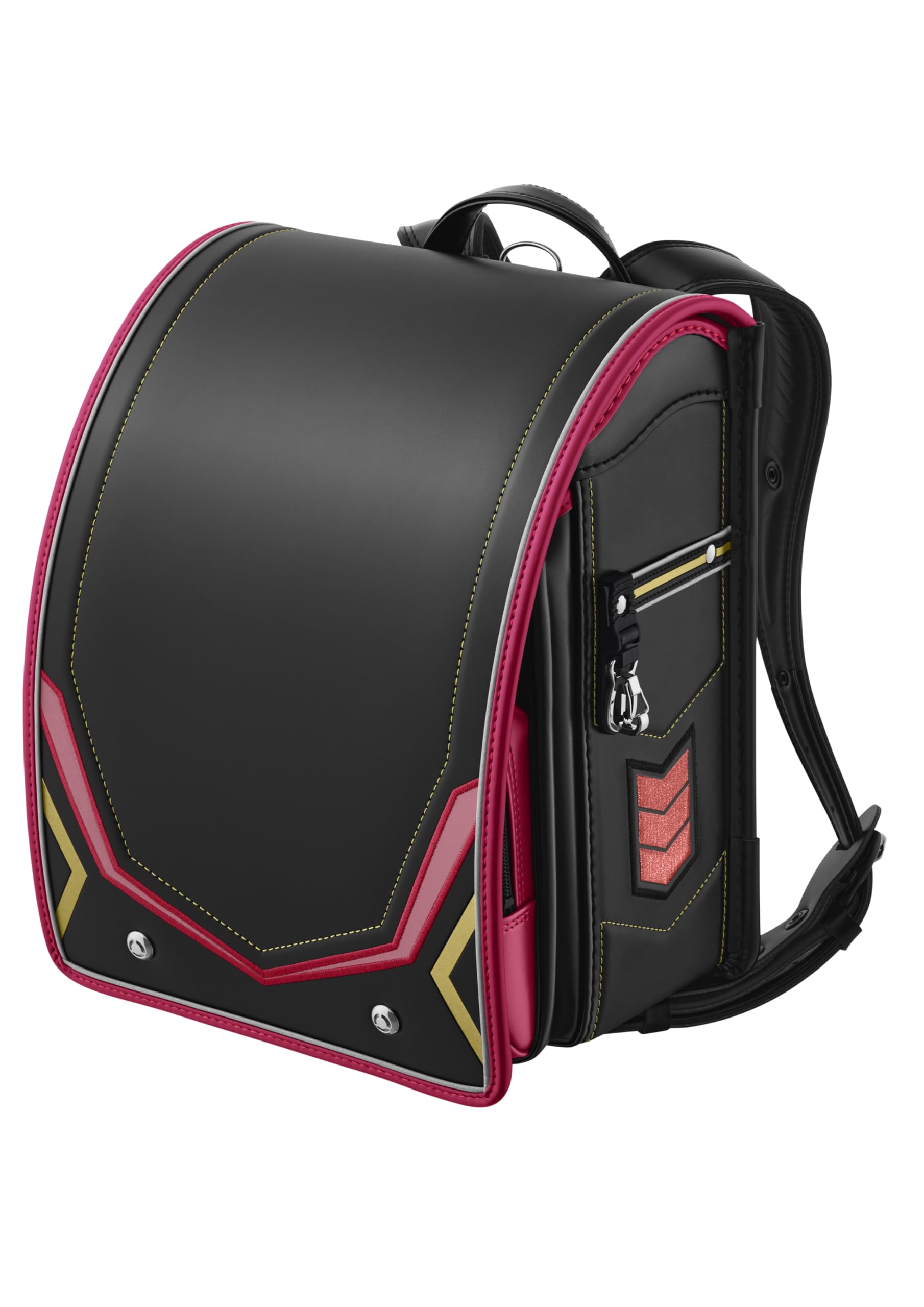 

Angel Wings Sugokou Metaworld Magical Lock School Bag for Boys 2025 Model Black x Pearl Metal Red [Seiban]