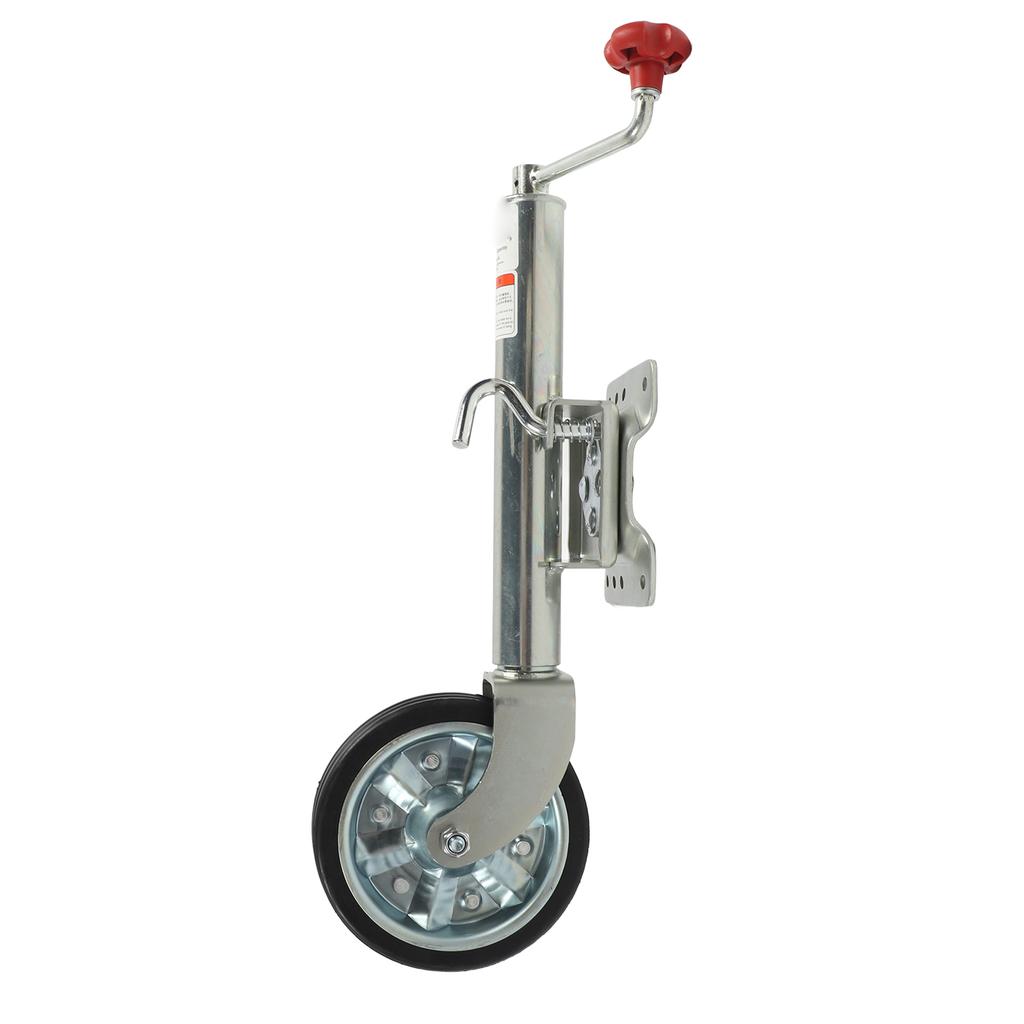 1500lbs Adjustable Trailer Jack with 8 Inch Wheel Rotation Handle Swivel Trailer Tongue Jack for Yachts Trailers RV