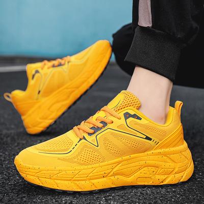 Sommer neue Außenhandel Racing Dämpfung Marathon Laufschuhe Herren fliegendes gewebtes atmungsaktives lässiges Paar Sportschuhe