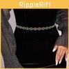 Cd Rhinestone Shape Waist Chain Metal Accessories Dress Waist Decoration Chain