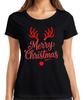 Merry Christmas Reindeer Rudolph Christmas Festive Funny Retro Unisexs TShirt