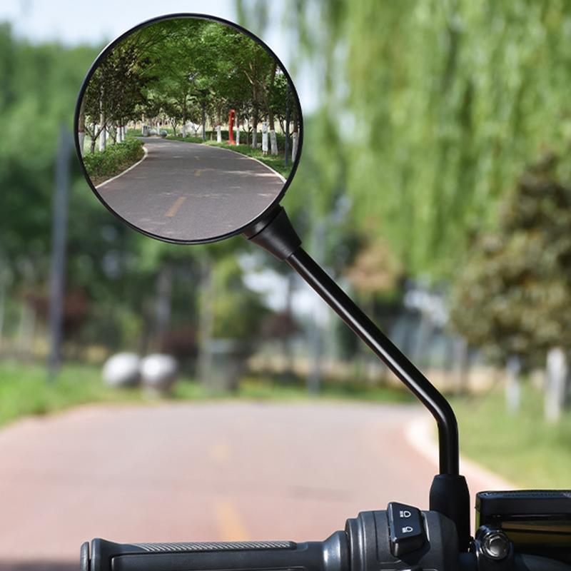 Motorcycle Rearview Mirrors 2PCS Safety Rear View Mirrors For Dirt Bikes Side Mirrors With Clear Vision Motorbike Mirrors For