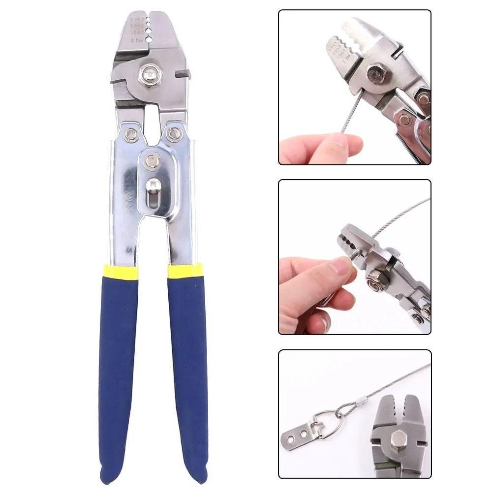 Professional Grade Wire Crimper Tool Aluminum Sleeve Crimping Tool  Aluminum Sleeves