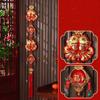 Fu Word Spring Festival Pendant Wind Chimes New Year Decorations Fashion Good Luck Ornaments  Home
