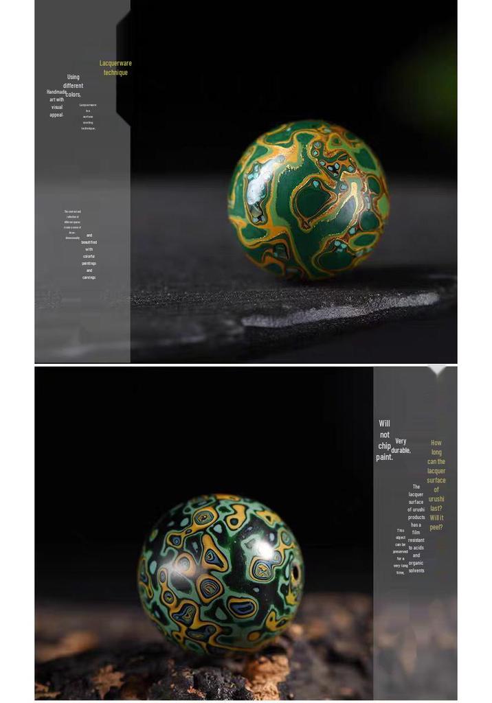Opal Lacquer Gourd Pendants: Hand-Rubbed, Colored Ornaments & Accessories