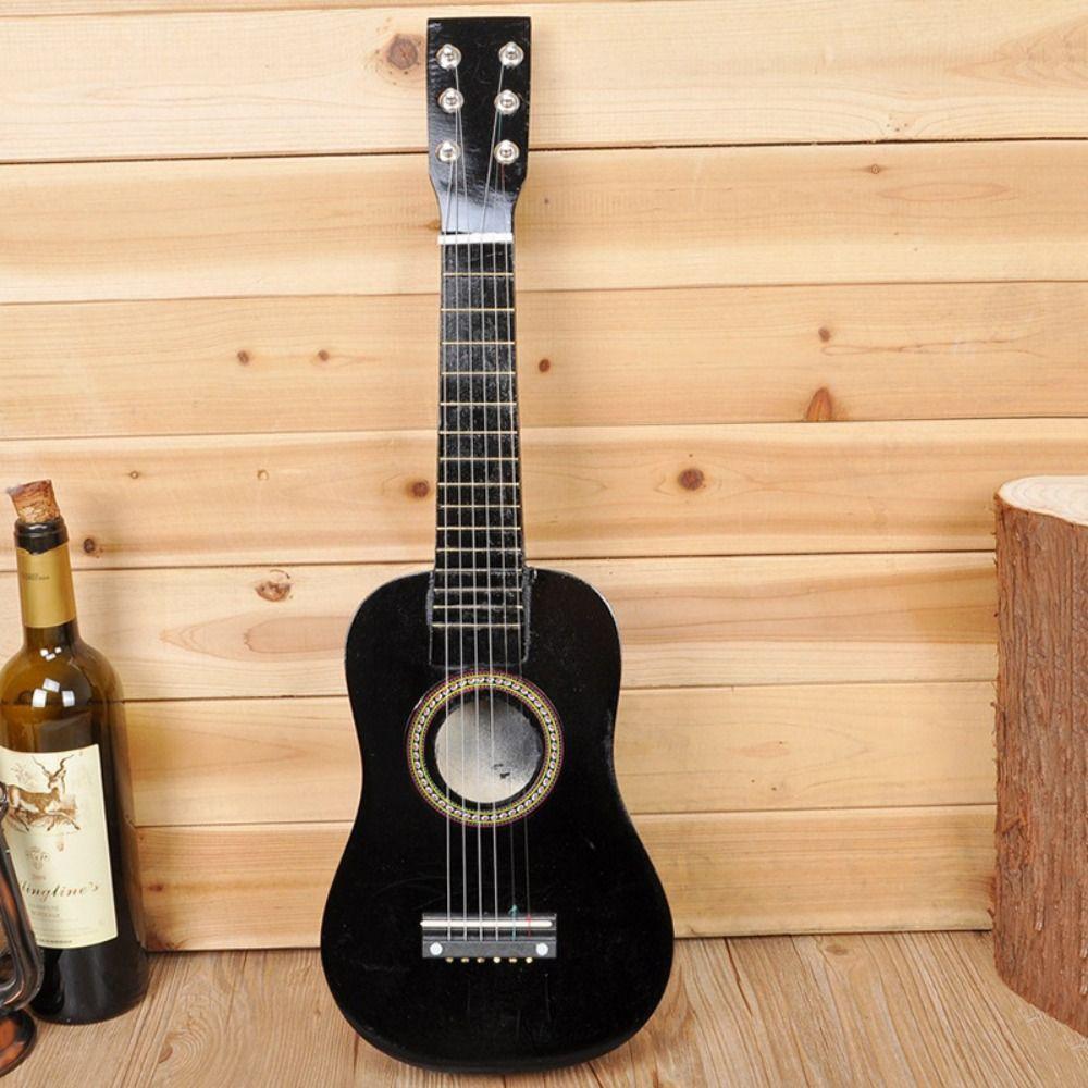Solid Wood Children's Guitar Classical Musical Instrument Toy  Play Activity